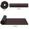 ONLYHE Yoga Mat Thick (8mm) Exercise Mat Non-Slip Ripstop Pilates