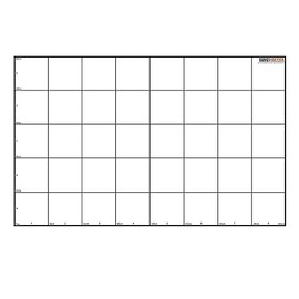 Geyer Instructional Wonder League Robotics Competition Grid Mat, 150cm x 240cm with 30cm Grid