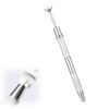 FsGrg Nail Art Sponge Pen, Professional Nail Sponge Clip, Stainless
