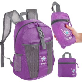 bago 25L Packable Lightweight Backpack - Water Resistant Travel and Hiking Daypack (25-Liter, Purple)