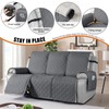 VANSOFY Waterproof Recliner Couch Covers, Sofa Covers 1-Piece Washable Reclining