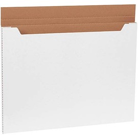 Choice Shipping Supplies 30 x 22 1/2 x 1' White Jumbo Fold-Over Mailers