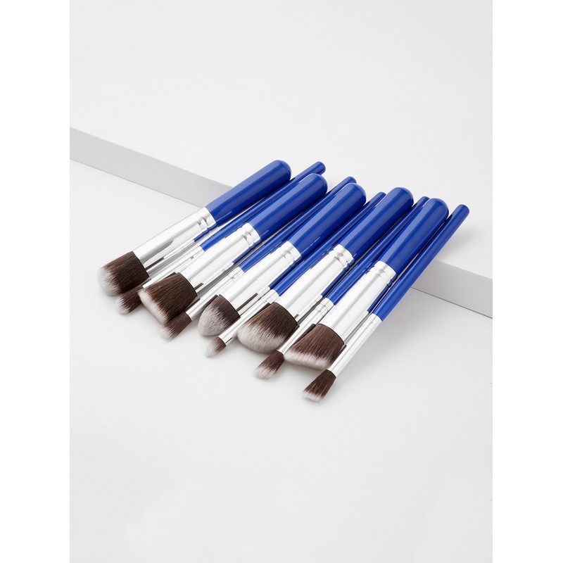 Vitans Two Tone Handle Mini Makeup Brush Set 10pcs