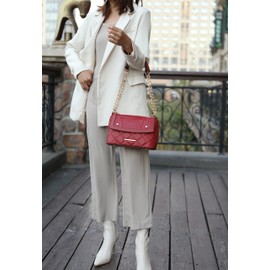 MKF Collection Shoulder Bag for Women, Crossbody Top-Handle Handbag Purse Cognac