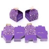 Bajayvovo 50Pcs/Set Flower Butterfly Candy Box Cookie Gift Boxes, Wedding