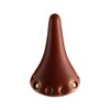Seat singlespeed with springs Velo VL6067 brown skin + rivets