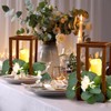 Sabary 5 Sets/ 15 Pcs Eucalyptus Wedding Lanterns Centerpiece Include