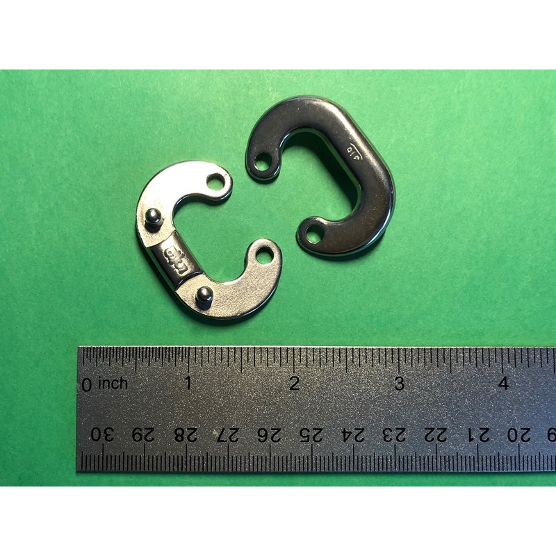 Stainless Steel 316 Chain Connecting Link 5/16" (8mm) Marine Grade