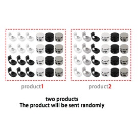 Pack of 24 Cord Locks Metal 2 Hole and Cord Ends Shoelaces Stopper Spring Cord Locks for Dress Drawstring Backpack Rope Laces (Black White Grey)