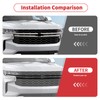 Linskip Grille Inserts Compatible with 2021-2024 Chevy Suburban/Tahoe, Carbon Fiber