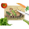 Caroline's Treasures BDBA0113LCB Cheetahs by Daphne Baxter Glass Cutting Board