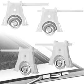 Lower Sliding Screen Door Rollers Replacement Kit Fit Andersen Parts #1997310 (1991 to Present), 1-1/4" POM Concaved Wheels, Edge Adjustable, 4 Pack