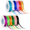 Satin Gift Ribbon 12 Colours 22.5 m x 3 mm