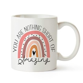 Fatbaby You are nothing short of Amazing Mug,Inspirational,Thoughtful,Encouragement Thank You Gifts for Women, Mug for Sisters,Daughter,Friends,Kids,Coworker 11oz Tea Cup