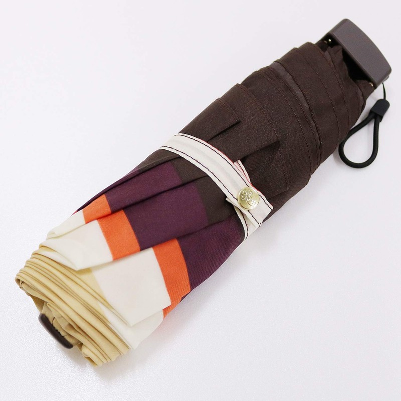 Nifty Colors (nihutexikara-zu) Folding Umbrella with Multi Border Flat 6