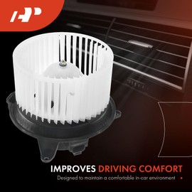 A-Premium HVAC Heater Blower Motor and Resistor Assembly Compatible with Nissan Vehicles - Titan 2004-2015, Armada 2005-2007 - Front, with Fan Cage, Replace# 271505Z000, 31558012100, 2-PC Set