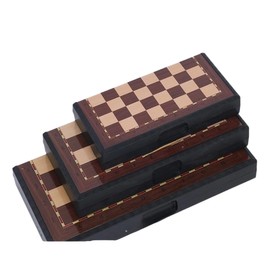 Genérico Ajedrez Magnético, Ajedrez Plegable con Tablero de Chess, Tablero de Ajedrez Profesional, 2 Jugadores, Para todas las edades