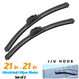 Unbranded Juyioudy 21"+21" Fit For JEEP PATRIOT 2007-2017 Car Window Window WIPER BLADES