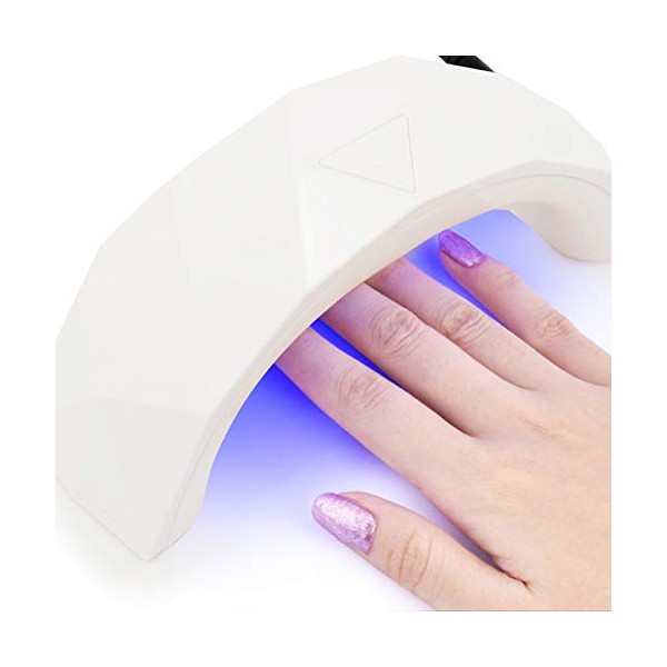 UV Light, LED Nail Dryer, Gel LED Light, 9W, Nail Gel, Fast Cure, High Performance, High Power, Foldable, Compact Switch, Timer, USB Compatible, For Gel Nails, LED Nail Light