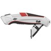 Wedo 078825 78825 Safety Cutter Aluminium/Automatic Blade Retraction/Lightweight Aluminium Casing/Rubber