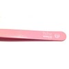 Pink Coated TopInox Slanted Tweezers. Made by Niegeloh in Solingen,