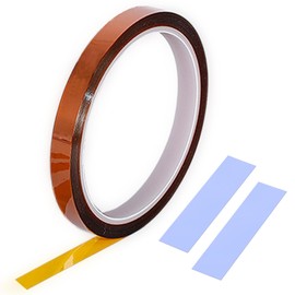 Raonlla M.2 SSD Heatsink Fixing Heat Resistant Tape Heat Resistant Insulation Durable Heatsink Mounting Fixing Tape Parts Width 0.2 inch (5 mm)