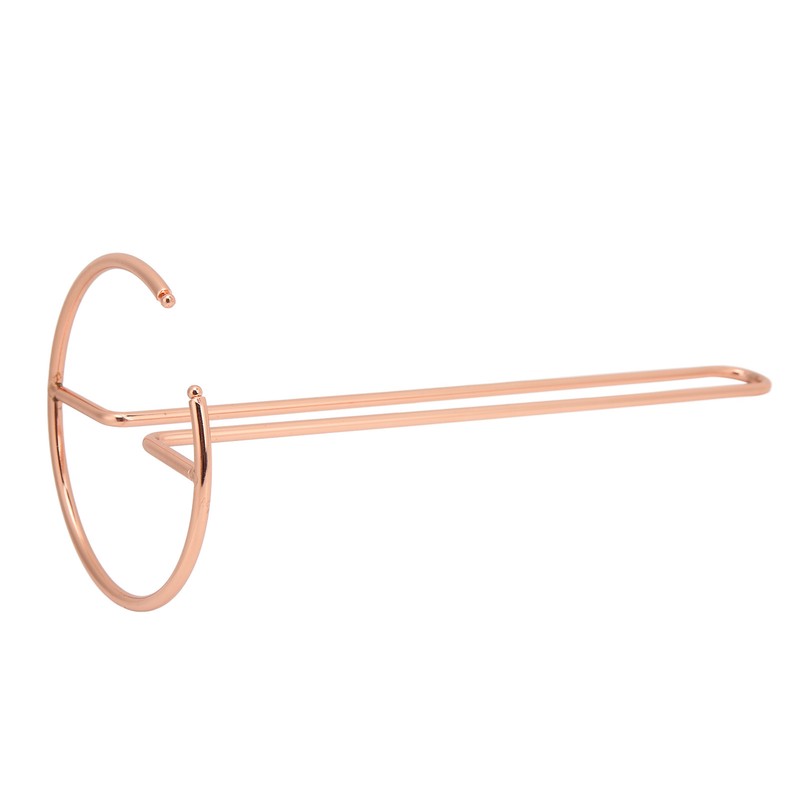 Wrought Iron Tissue Holder Smoother Surfaces Simple 1 Piece Molding