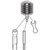 SANEI PR859F-2S Pipe Cleaner Brush Replacement 60mm Diameter