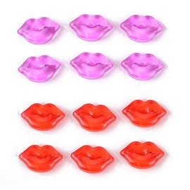 150Pcs Acrylic Lip Shaped Crystals Gems Home Decoration Fish Tank Vase Fillers Crystals Gems Photo Props for Valentine's Day Wedding Anniversary Party Table Scatters, Arts & Crafts, Red and Purple