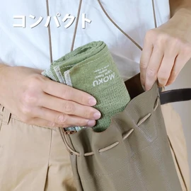 [Contex] MOKU <60005-90> Face Towel, Medium Size, Set of 3 (Turquoise Blue, Blue Green, Khaki)