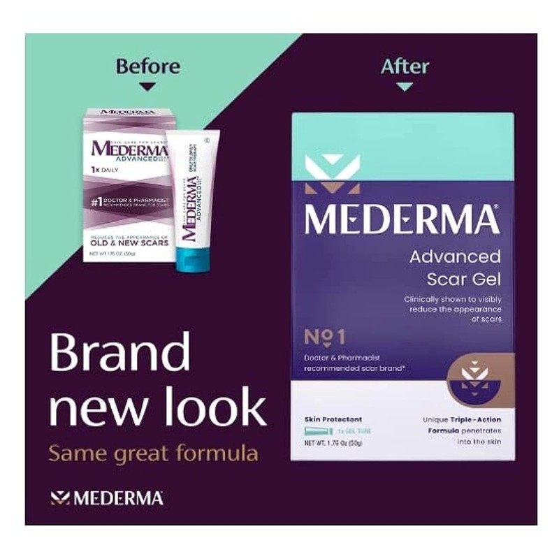 Mederma - Cuidado de la piel para cicatrices, 50 g