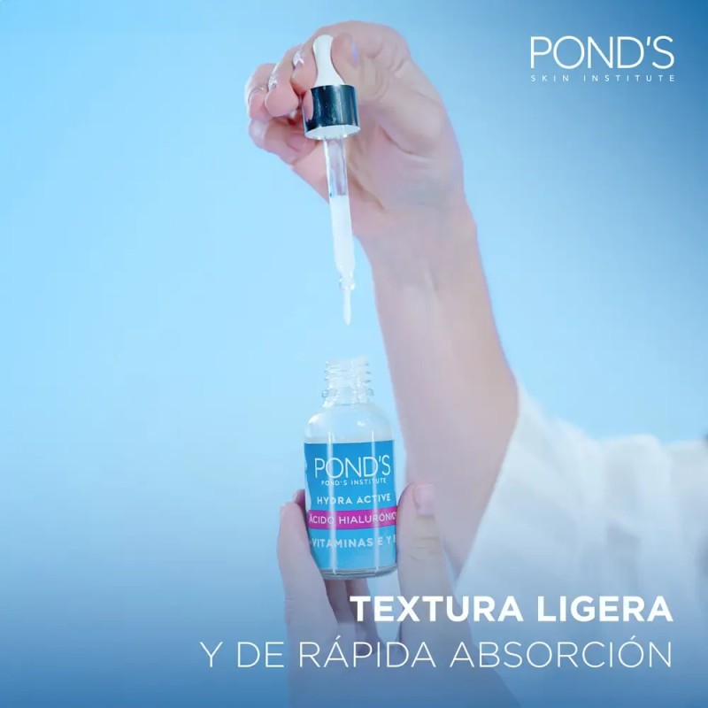 Pond’s Sérum Facial con Ácido Hialurónico 30 ml Día y
