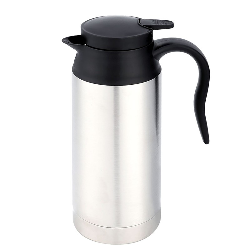 750ml Stainless Steel Car Electric Heating Mug Vehicle Drinking Cup