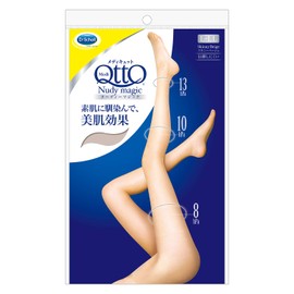 Medikutto Nudy Magic Compression Stockings, Skinny Beige, L-LL, Compression