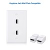 Cable Matters Cable Matters 2-Pack 8K HDMI Keystone Jack with
