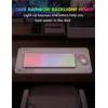Wireless Keyboard and Mouse Combo - RGB Backlit, Rechargeable &