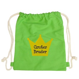 Partybob Children's Backpack Bag Big Brother with Crown, Green