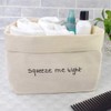 Large 'Squeeze Me Tight' Canvas Organiser/Storage Bag (OR00005522)