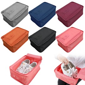Shoe Bags for Travel, 6Pcs Shoe Bags for Storage, Foldable Portable Travel Shoe Bag, Waterproof Dustproof Boot Bag with Handle, Shoes Storage Bags for Men or Women Daily Use