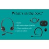 dailyheadset RJ9 Teléfono de oficina con cable auriculares con cancelación