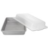 USA Pan 1117RCLD-ST-1 Bakeware Nonstick Rectangular Pan with Lid, 9x13-Inches,White