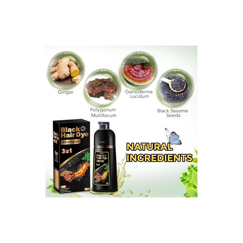 Sminktec Tinte para Cabello Champú 3 En 1 para Cabello