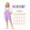 Mlvekrt Girls Overalls Sleeveless Adjustable Jumpsuits Kids Casual Loose Romper