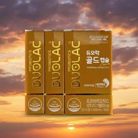 Mongul Cloud Partners Dualac Gold Capsules Dualac Lactobacillus Bifidobacterium, good for constipation, 30 capsules, 3 pieces / 듀오락 골드 캡슐 듀오락 유산균 비피더스균 변비에좋은 30캡슐, 3개