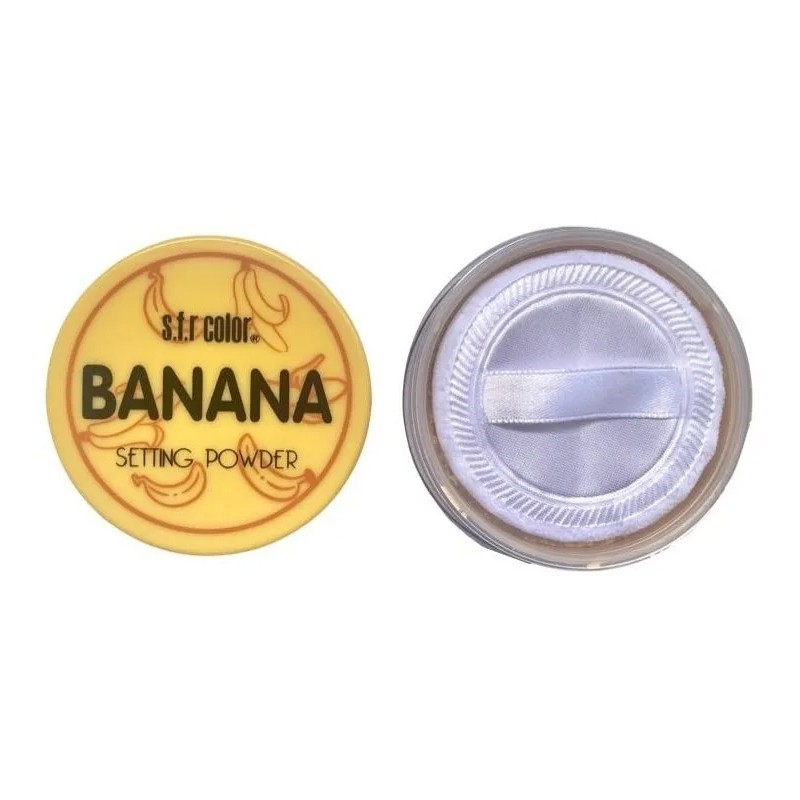 Polvo Suelto Banana Traslúcido Fijador De Maquillaje