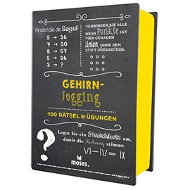 moses. Quiz-Box Gehirn-Jogging l 100 Rätsel und Übungen für das Gehirntraining zwischendurch l Für Kinder ab 12 Jahren und Erwachsene (Quiz-Boxen)