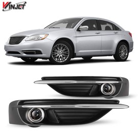 Winjet OEM Series for [2011 2012 2013 2014 Chrysler 200] Driving Fog Lights + Switch + Wiring Kit
