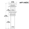 Flybath - llave de lavabo de latón envejecido, para baño,