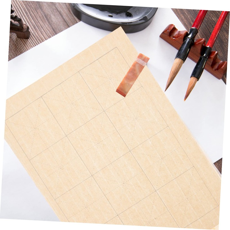 Operitacx 100 Sheets Xuan Paper for Chinese Calligraphy Rice Paper