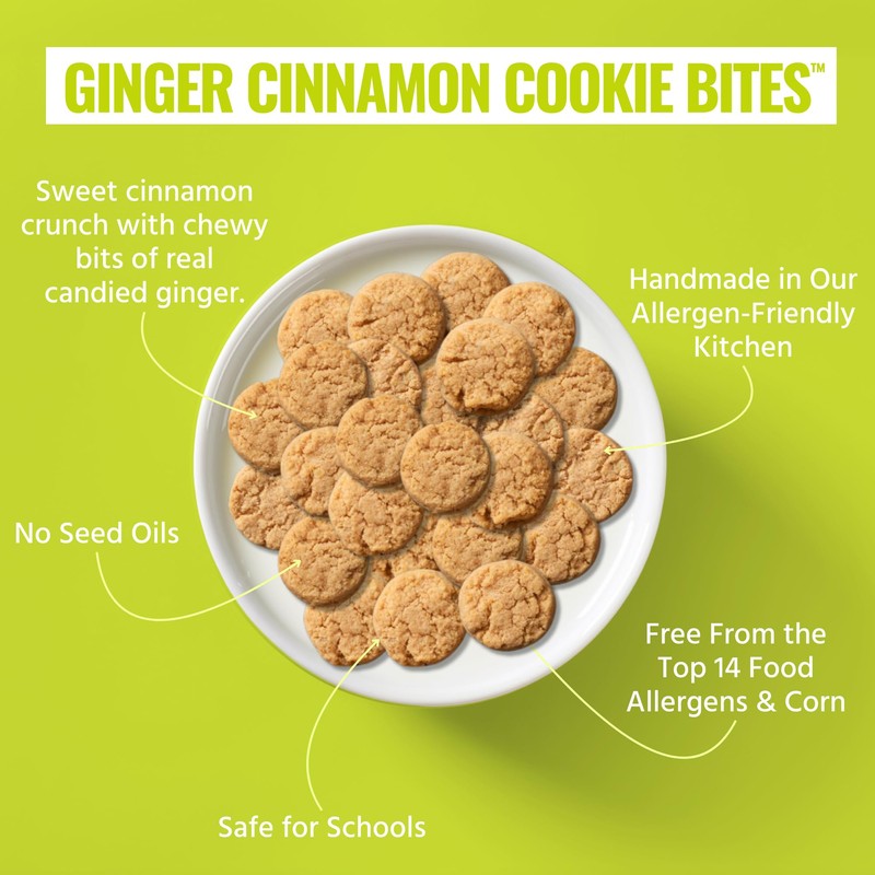 Every Body Eat Crunchy Cookie Bites, Gluten & Dairy Free,